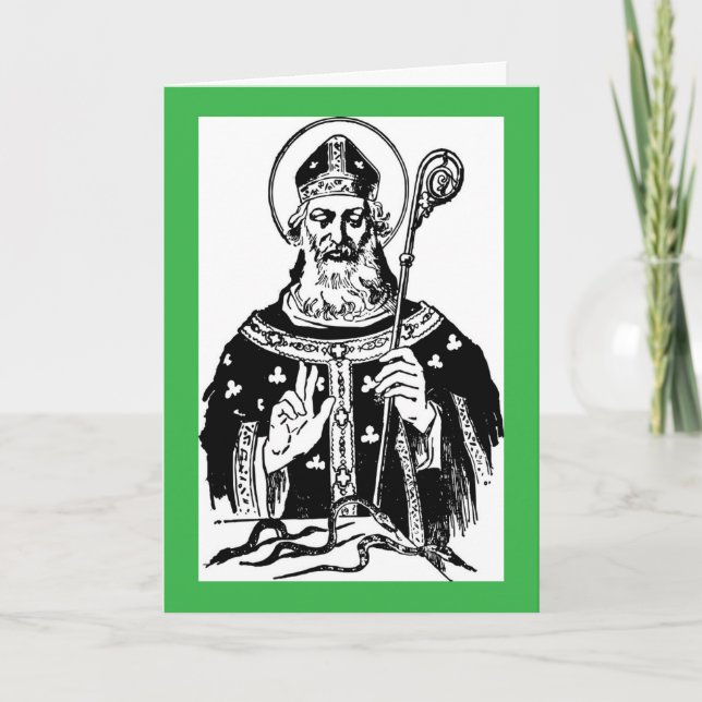 Vintage St. Patrick's Day Greeting Card (Front)