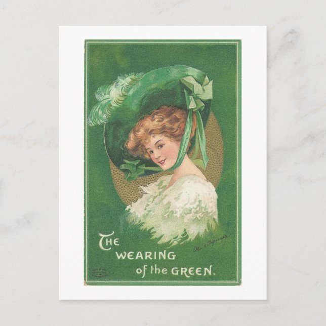 Vintage St Patricks Day Postcard (Front)