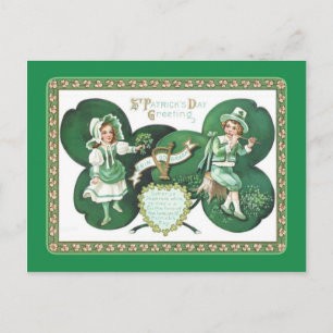 Vintage St Patrick's Day postcard