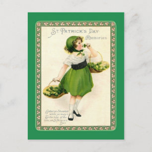 Vintage St Patrick's Day postcard