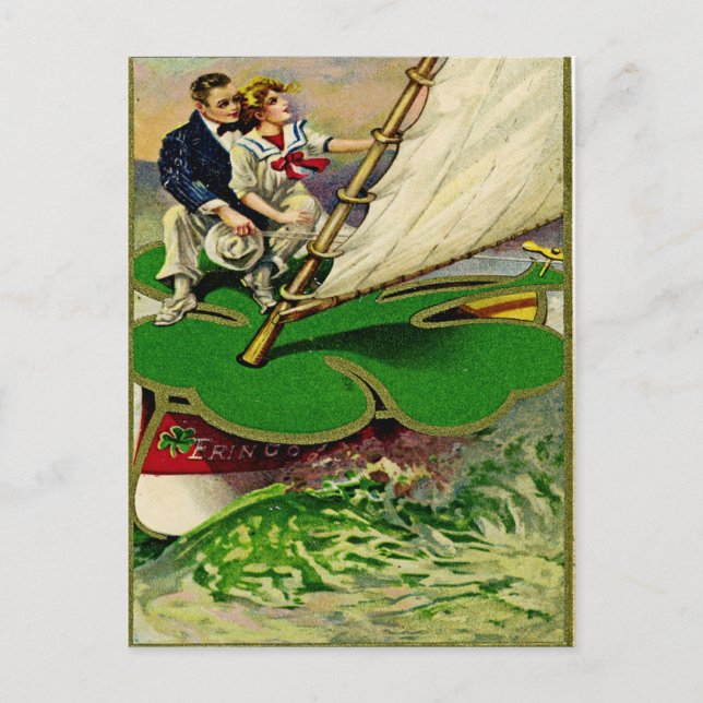 Vintage St Patrick's Day Postcard (Front)