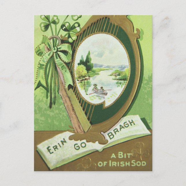 Vintage St. Patrick's Day Postcard (Front)