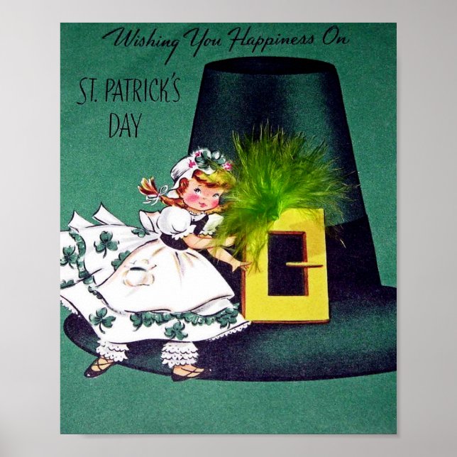 Vintage St Patrick's Day Poster (Front)