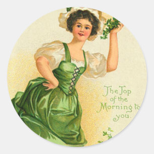 Vintage St. Patrick's Day Stickers