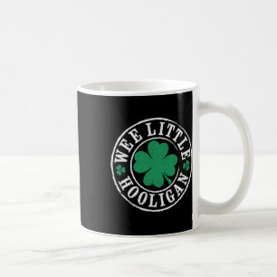 Vintage St Patrick's Day Wee Little Hooligan Toddl Coffee Mug
