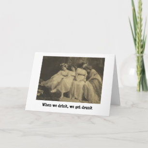 Vintage St. Pat's Day - Sleeping It Off., Card