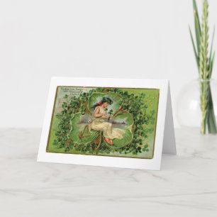 Vintage St. Pat's Day - The Luck of the Irish, Card