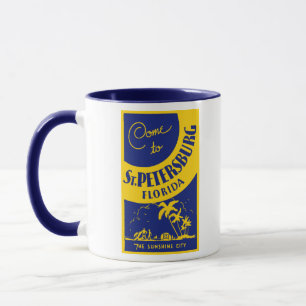 Vintage St. Petersburg Florida Mug