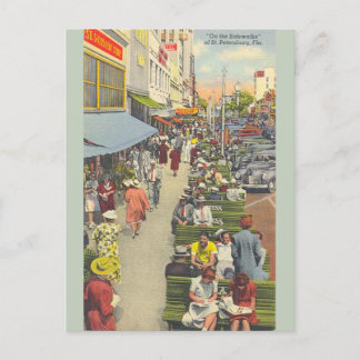Vintage St. Petersburg Florida Postcard