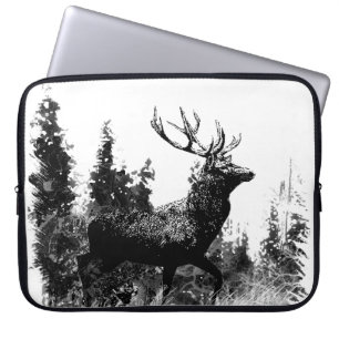 Vintage Stag Deer Design Laptop Sleeve
