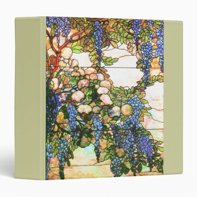 Vintage Stained Glass Binder (Front/Spine)