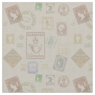 Vintage Stamp Fabric