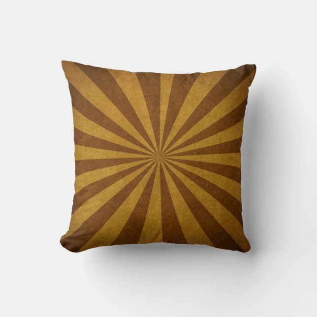 Vintage Stardust Throw Pillow (Front)