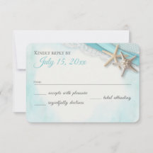 Vintage Starfish Lace and Ocean Blue Ribbon