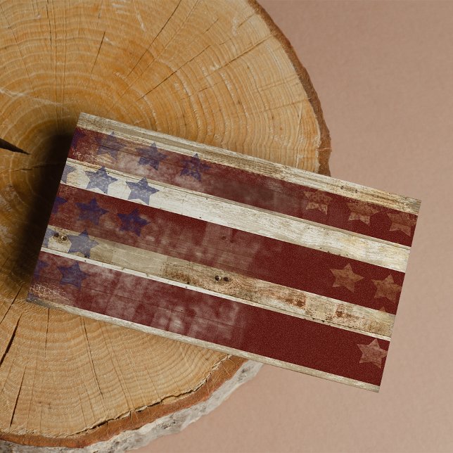 Vintage Stars And Stripes Pine Wood Pattern Label (Vintage Stars And Stripes Pine Wood Pattern Label)