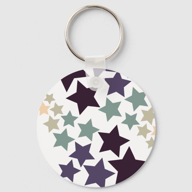 Vintage Stars Keychain (Front)
