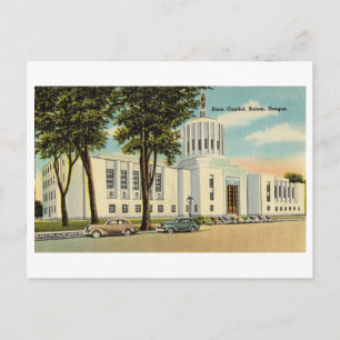 Vintage State Capitol, Salem, Oregon Postcard