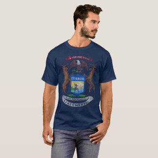 Vintage State Flag of Michigan T-Shirt