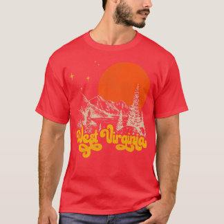 Vintage State of West Virginia Mid Century Distres T-Shirt