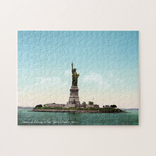 Vintage Statue of Liberty, 1905 New York  Jigsaw Puzzle