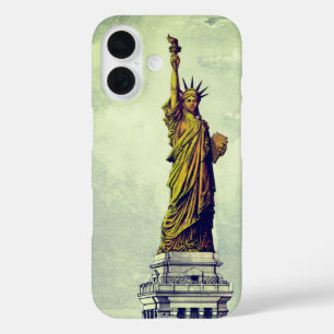 Vintage Statue of Liberty iPhone 16 Case