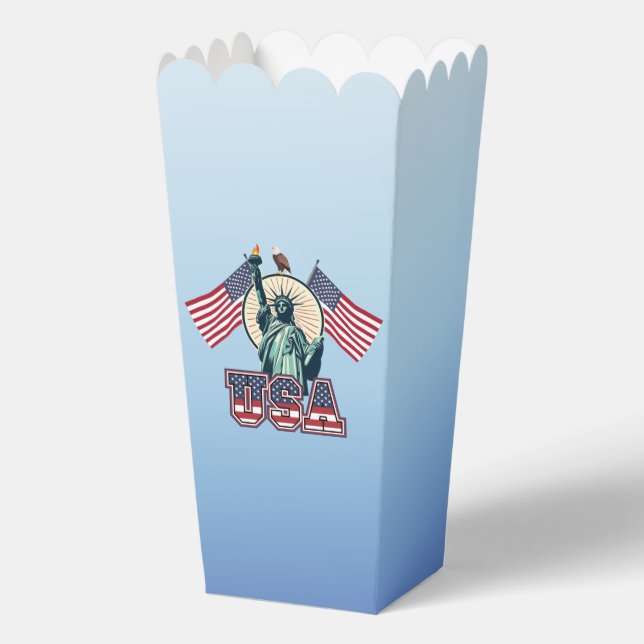 Vintage, Statue of Liberty  Favor Box (Front)
