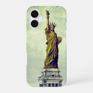 Vintage Statue of Liberty iPhone 16 Case