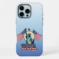 Vintage, Statue of Liberty iPhone Case