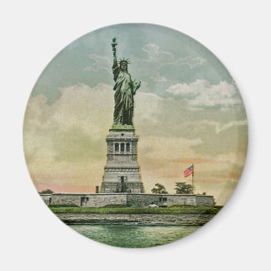 Vintage Statue of Liberty, New York Harbour Magnet