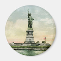 Vintage "Statue of Liberty" Poster. New York.