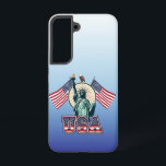 Vintage, Statue of Liberty  Samsung Galaxy Case<br><div class="desc">.</div>