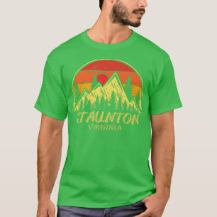 Vintage Staunton Virginia VA Mountains Hike Hiking T-Shirt