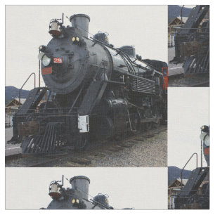 Vintage Steam Engine Fabric