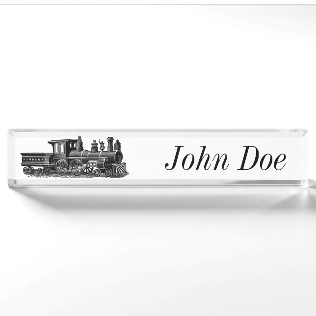 Vintage Steam Engine Nameplate (Front)