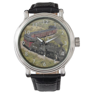 Vintage Steam Engine Train, C & TS-489 Watch