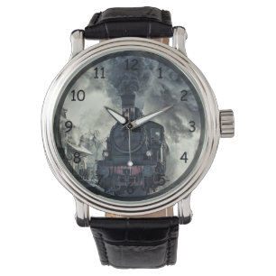Vintage Steam Engine Train Watch