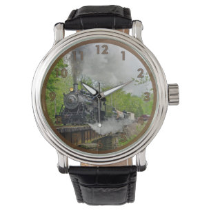 Vintage Steam Engine Train Watch
