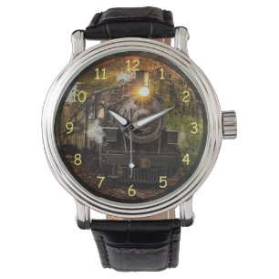 Vintage Steam Engine Train Watch