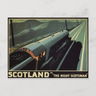 Vintage Steam Locomotive Postcard