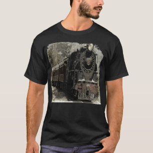 Vintage Steam Locomotive Train T-Shirt