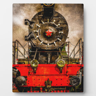 Vintage Steam Train - Back From The Farness Plaque