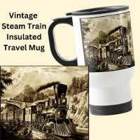 Vintage Steam Train Engine Locomotive