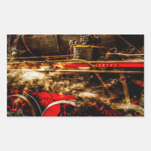 Vintage Steam Train - In Steam Sticker