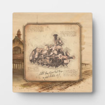 Vintage Steam Train / Locomotive Art. Driver Gift