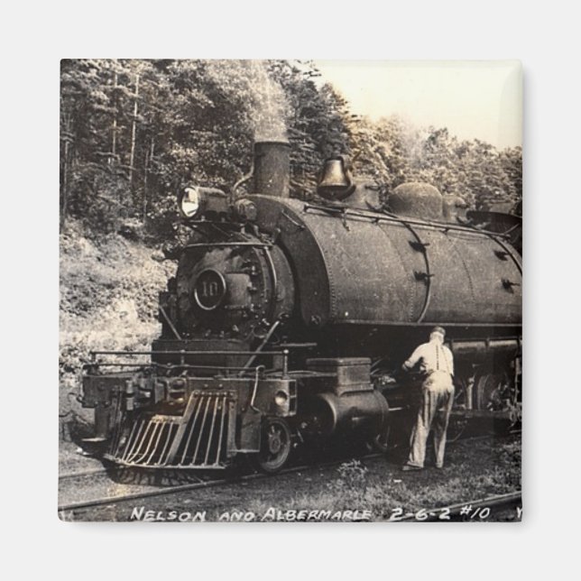 Vintage-Steam Train Magnet (Front)
