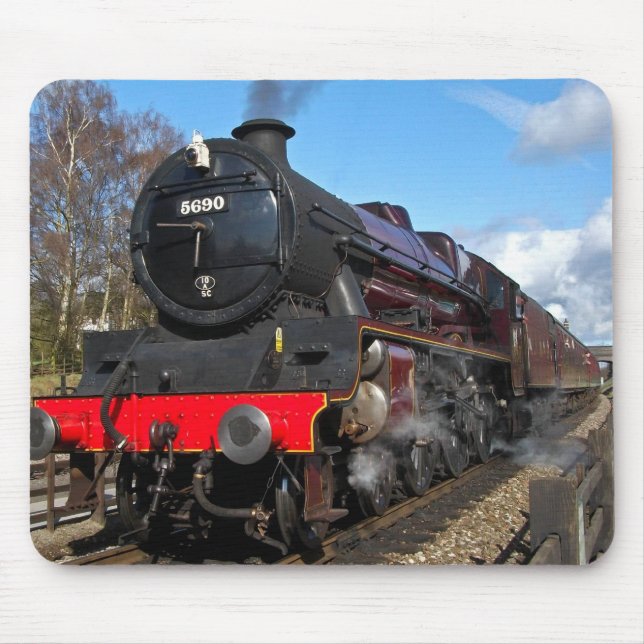 Vintage steam train mouse pad (Front)