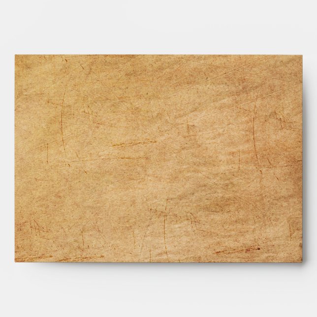 Vintage Steampunk Brass and Damask II Envelope (Front)