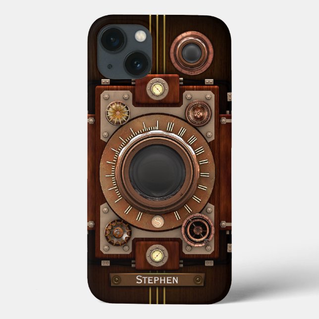 Vintage Steampunk Camera #1C Case-Mate iPhone Case (Back)
