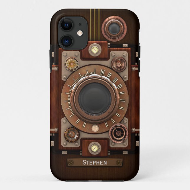 Vintage Steampunk Camera #1C Case-Mate iPhone Case (Back)