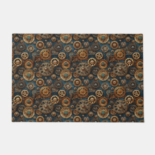 Vintage steampunk doormat